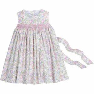 Little English Cheekwood Floral Smocked Dress